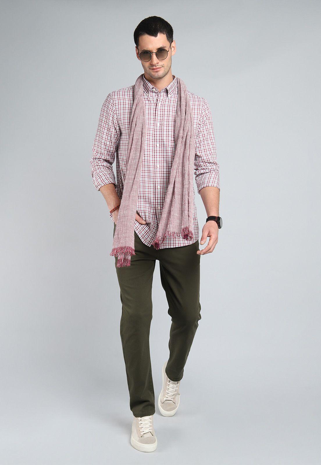 Camisa Cuadros Manga Larga Guy Laroche GLBIF46FU-3