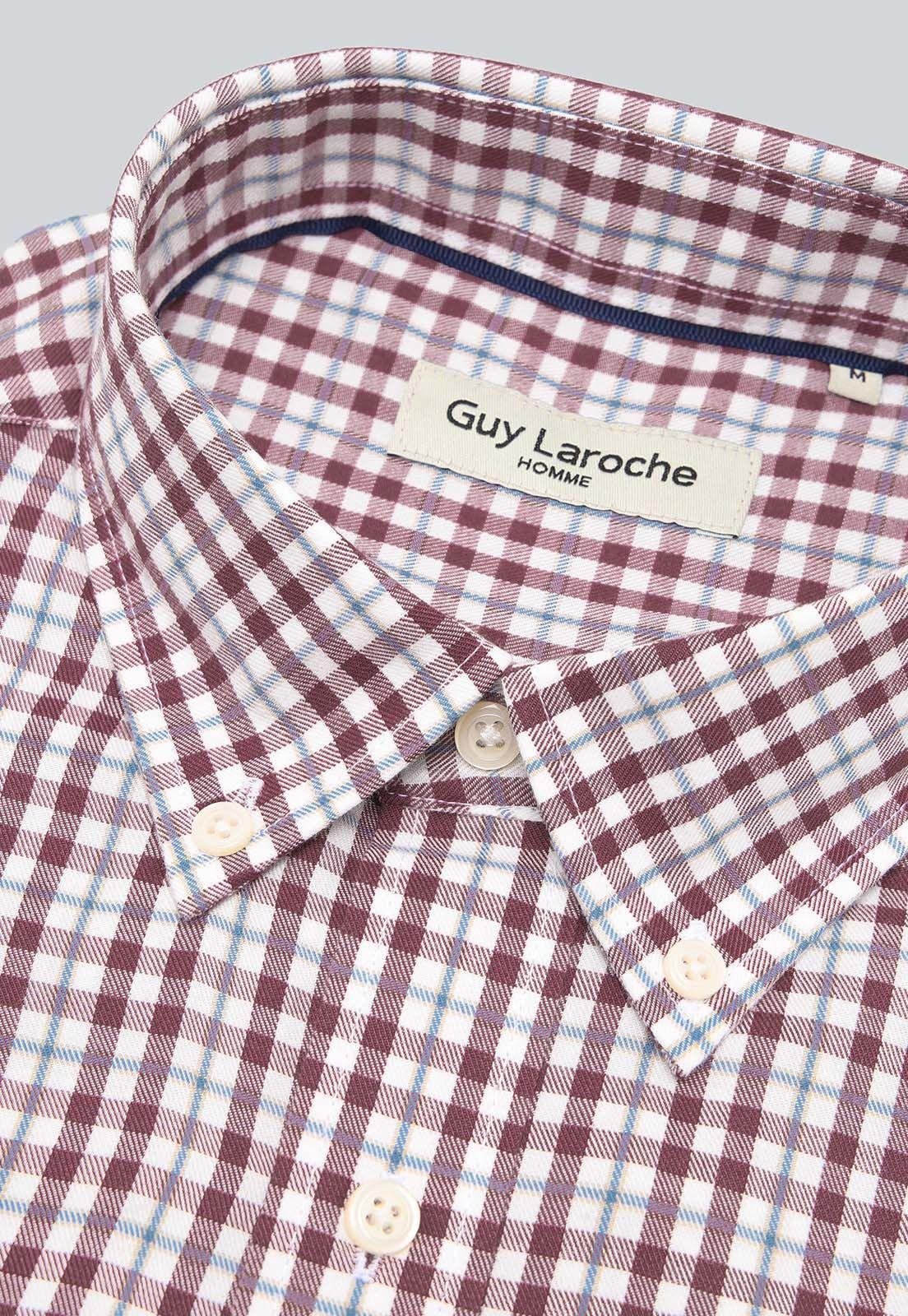 Camisa Cuadros Manga Larga Guy Laroche GLBIF46FU-4