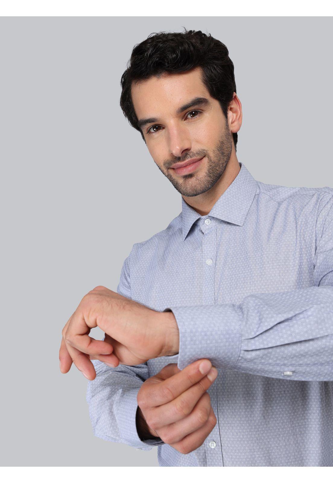 Camisa Formal Texturada Van Heusen VHCM565GR-3