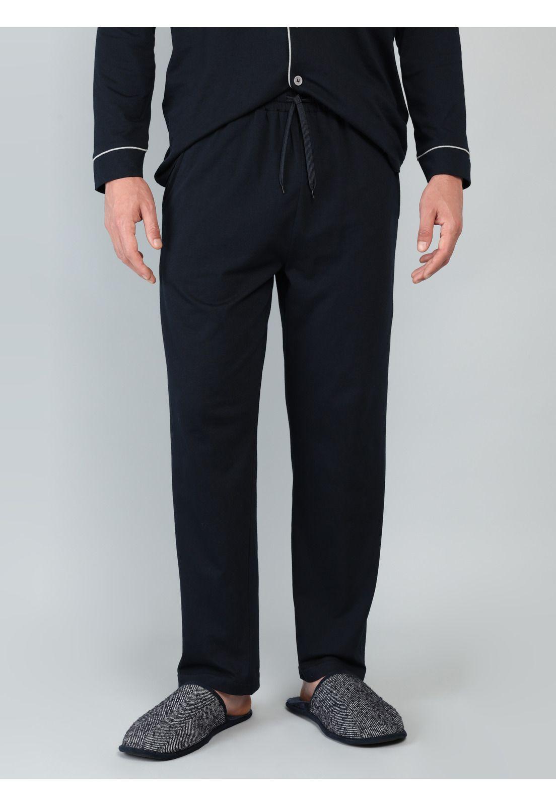 Pijama Clásico Regular Fit Azul Arrow P1I3312AZ-4