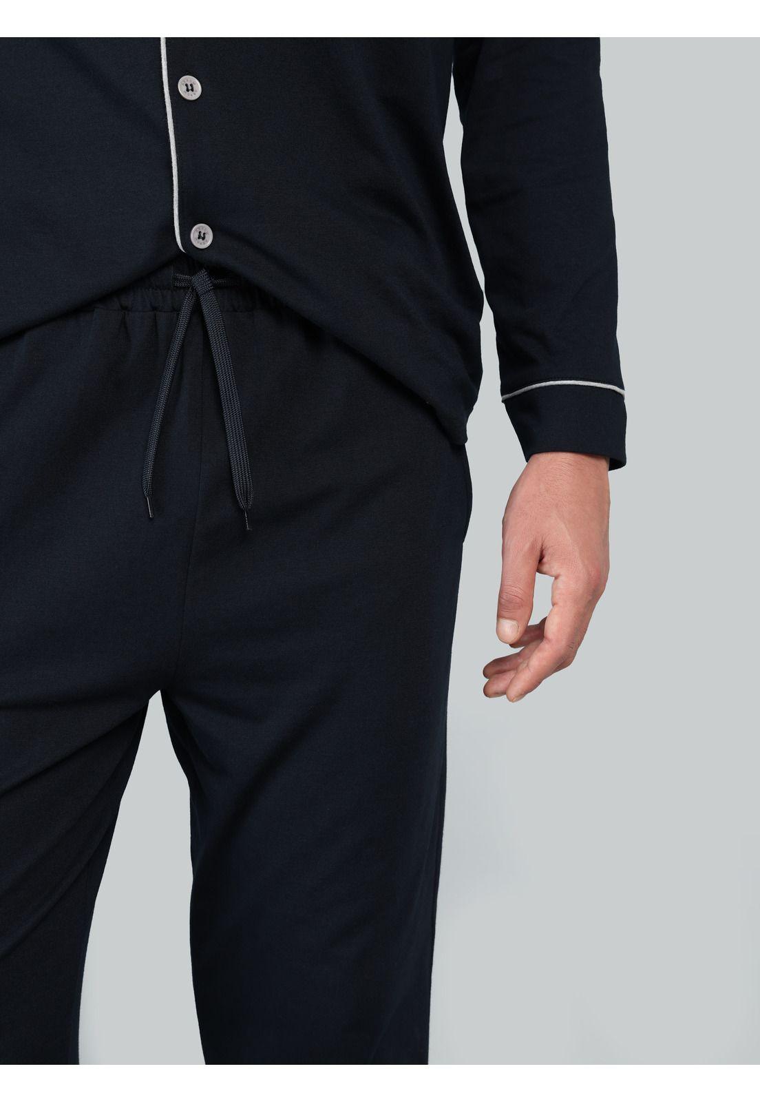 Pijama Clásico Regular Fit Azul Arrow P1I3312AZ-5