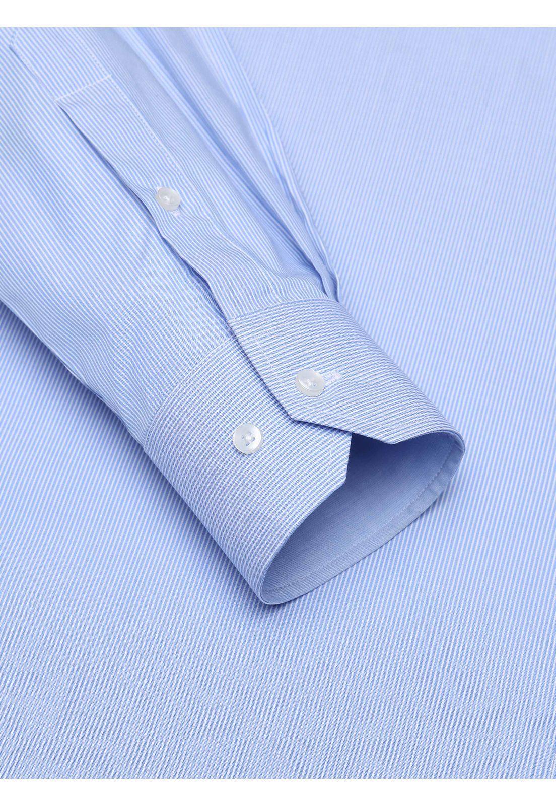 Camisa Formal Rayas Tailored Fit Celeste Arrow ARM0627CE-5