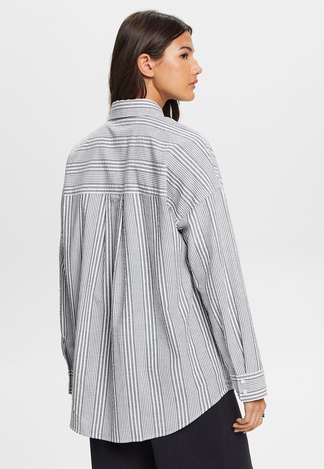 Blusa camisera Oversize diseño de rayas Mujer Esprit-1