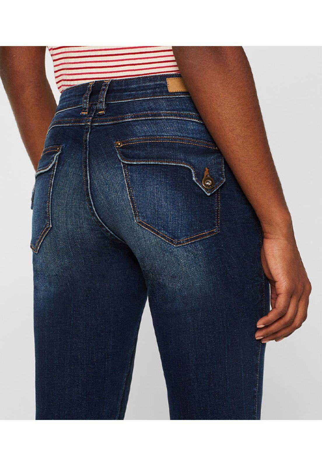 Jeans straight medium rise-5