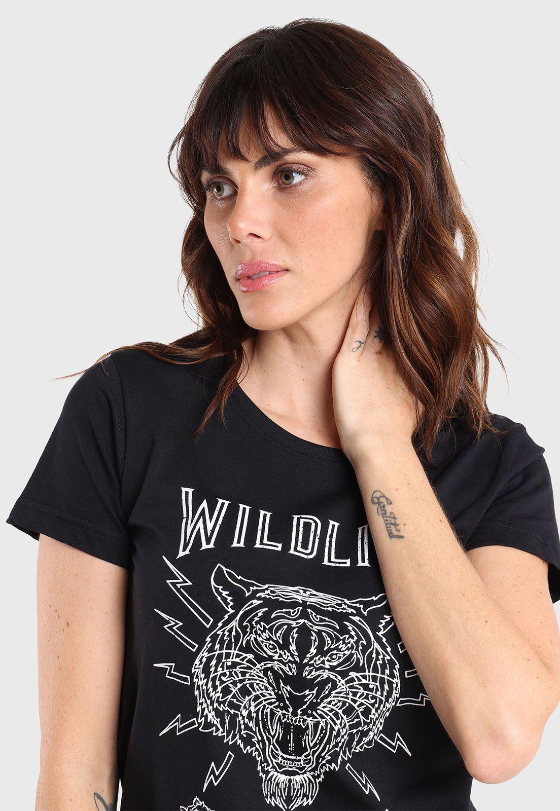Polera Manga Corta Mujer Soviet SPOM721NE-2