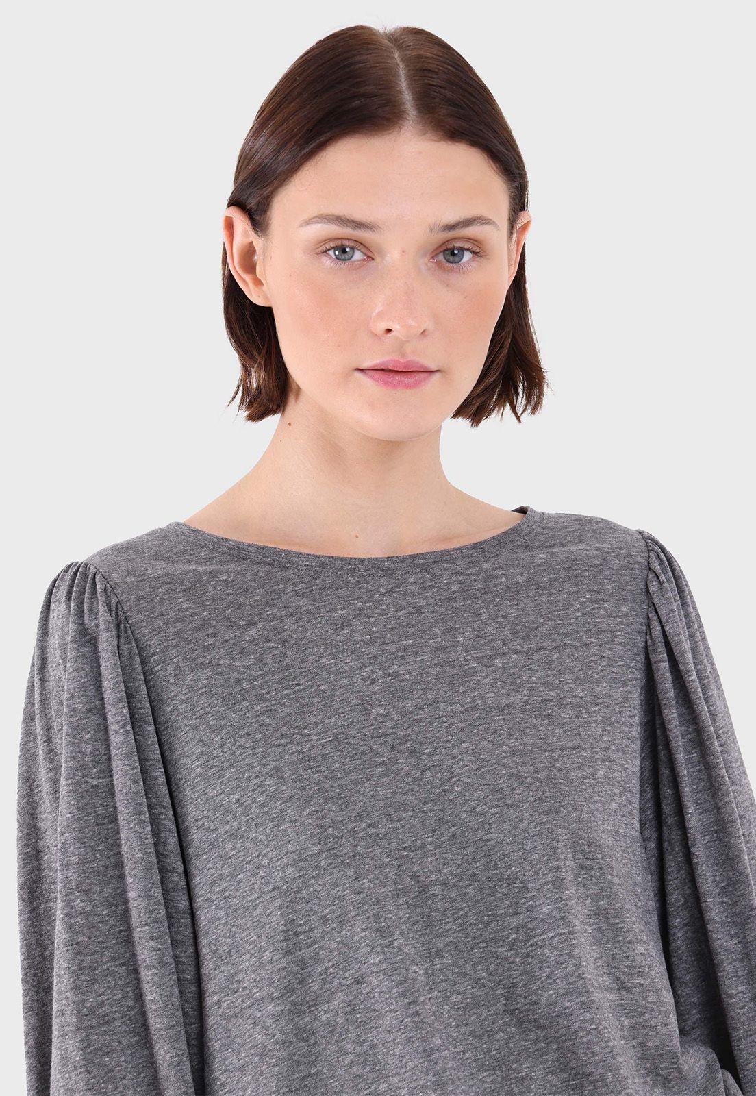 Polera Con Mangas Abullonadas Mujer Esprit-2