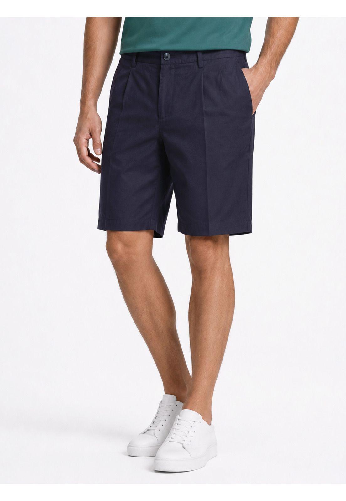 Bermuda Lisa Spandex Regular Fit Azul Marino Piero Butti PBDVC12NB-0