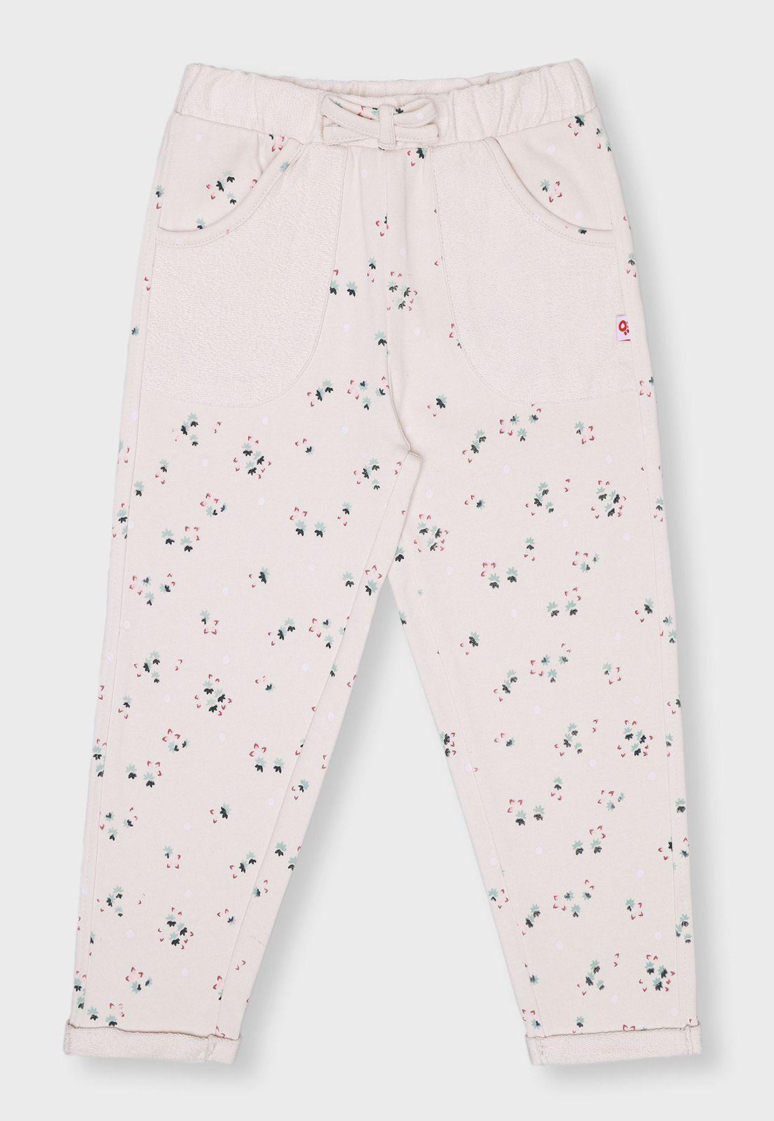Pantalon Estampado Buzo Niña Osito BZ2A001RD-0