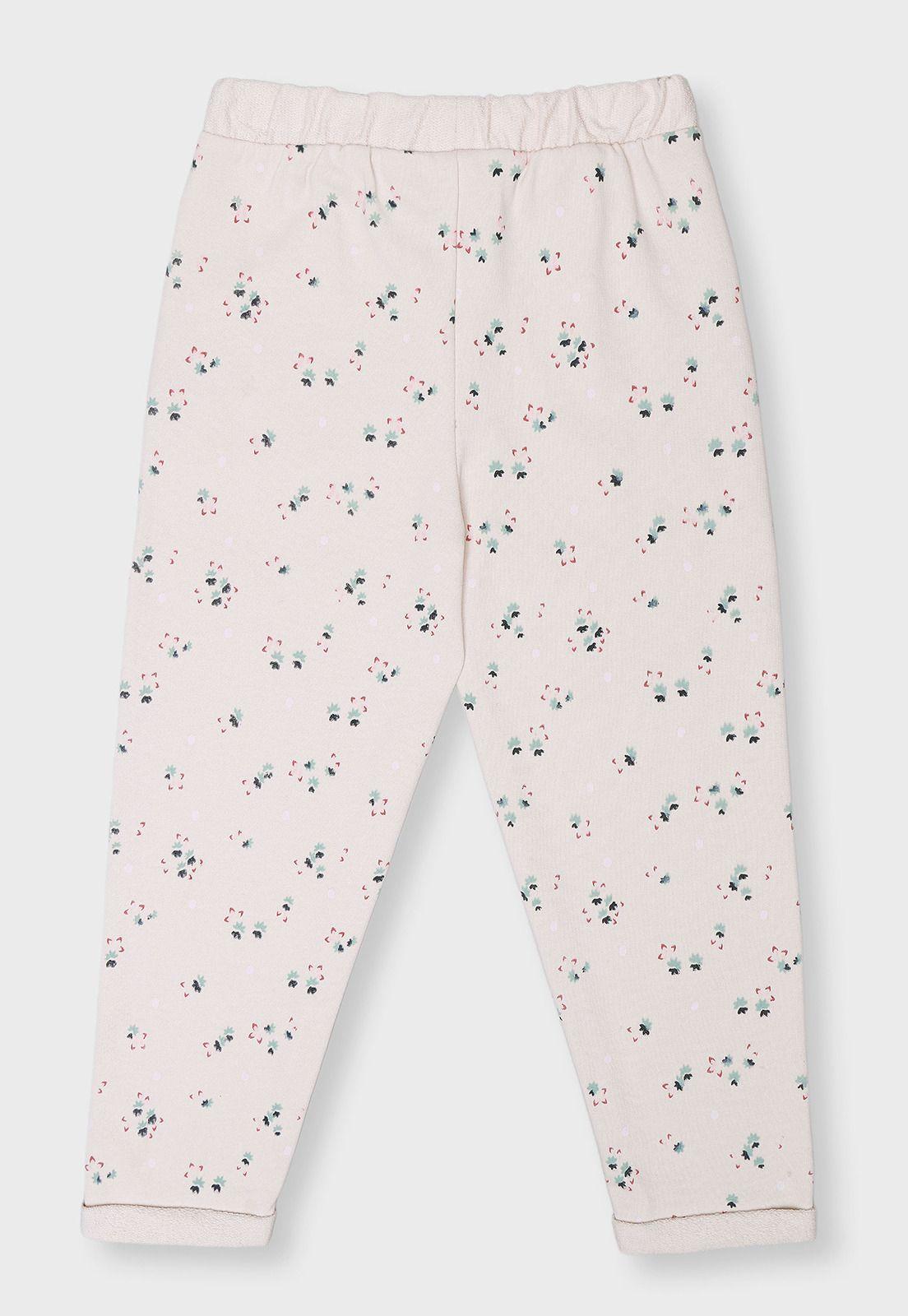 Pantalon Estampado Buzo Niña Osito BZ2A001RD-1
