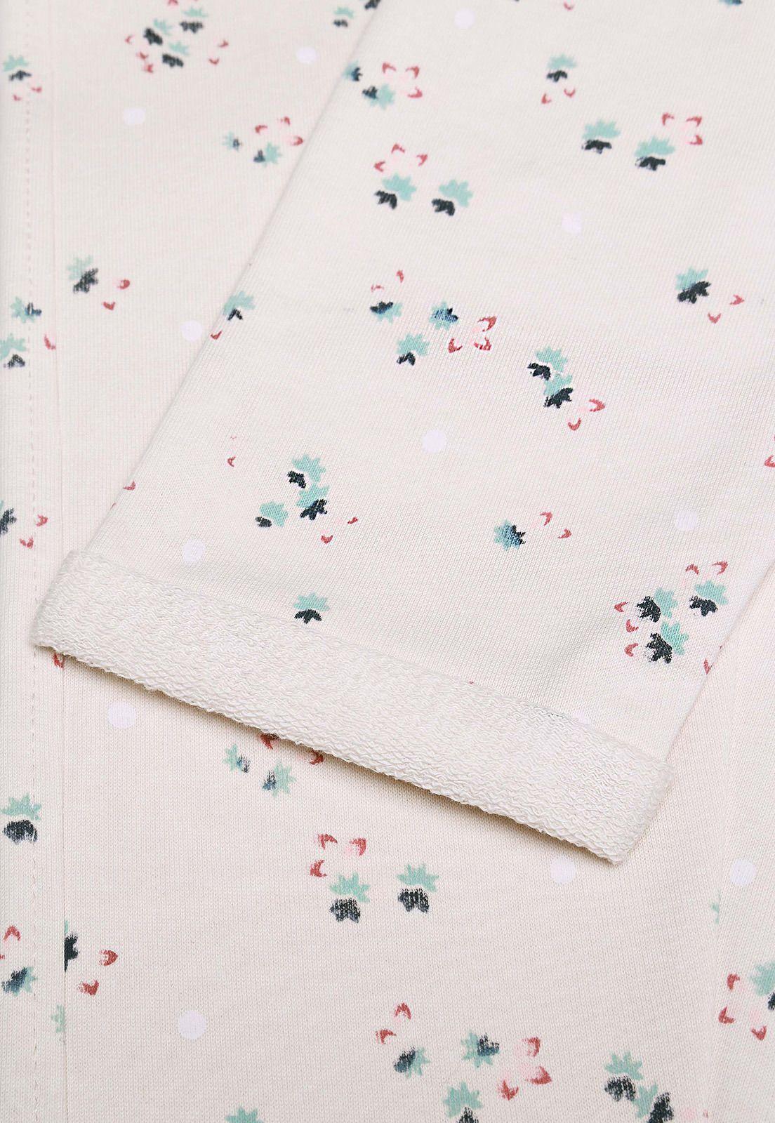 Pantalon Estampado Buzo Niña Osito BZ2A001RD-3