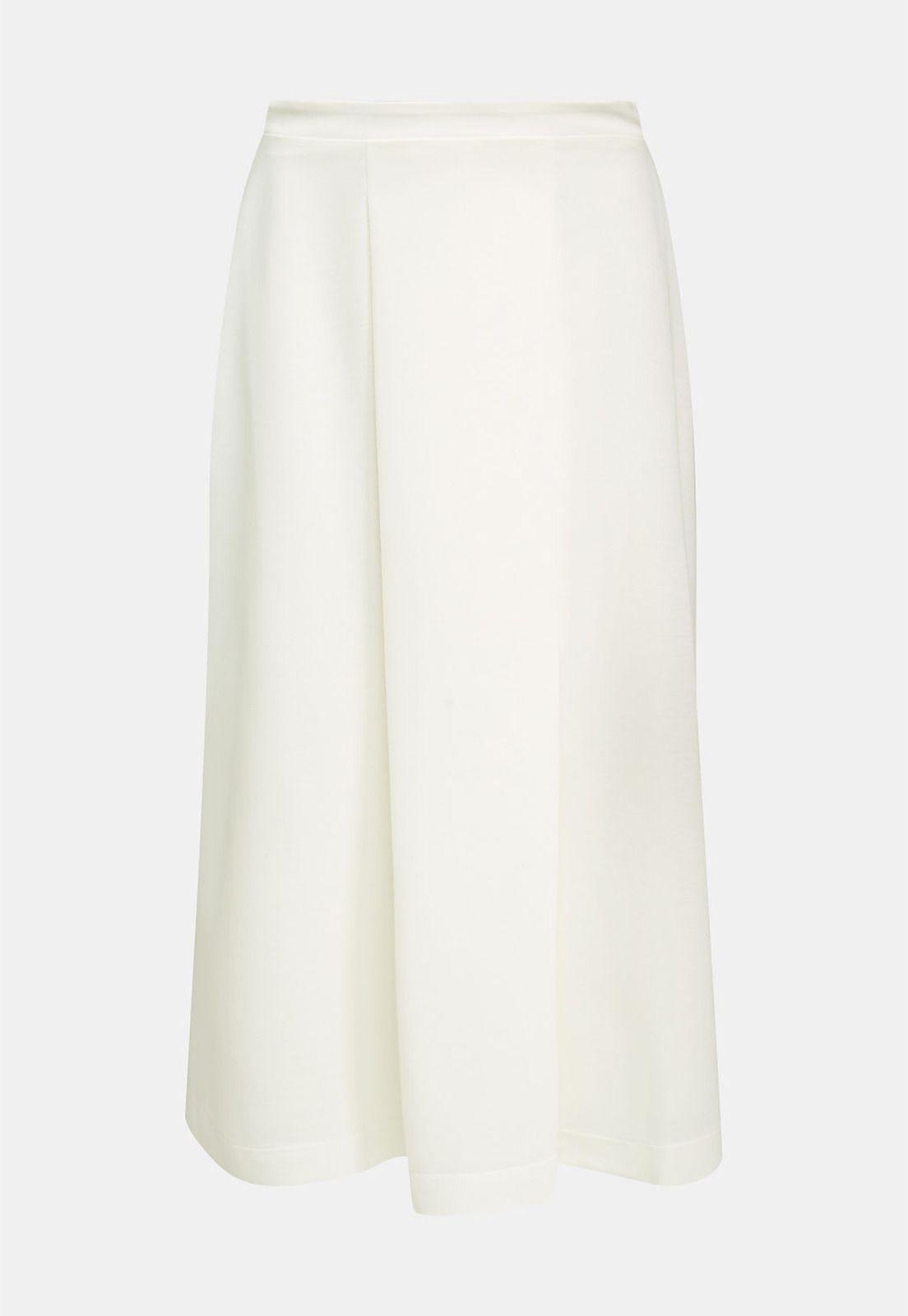 Falda midi de piqué-0