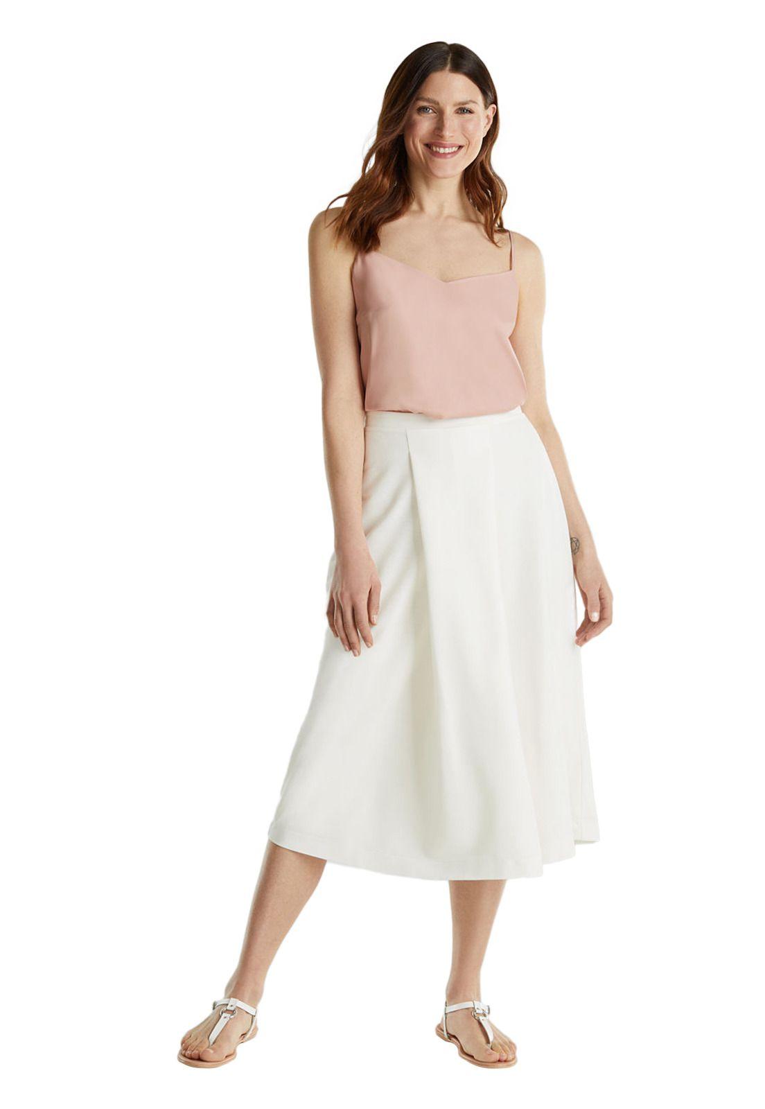 Falda midi de piqué-1