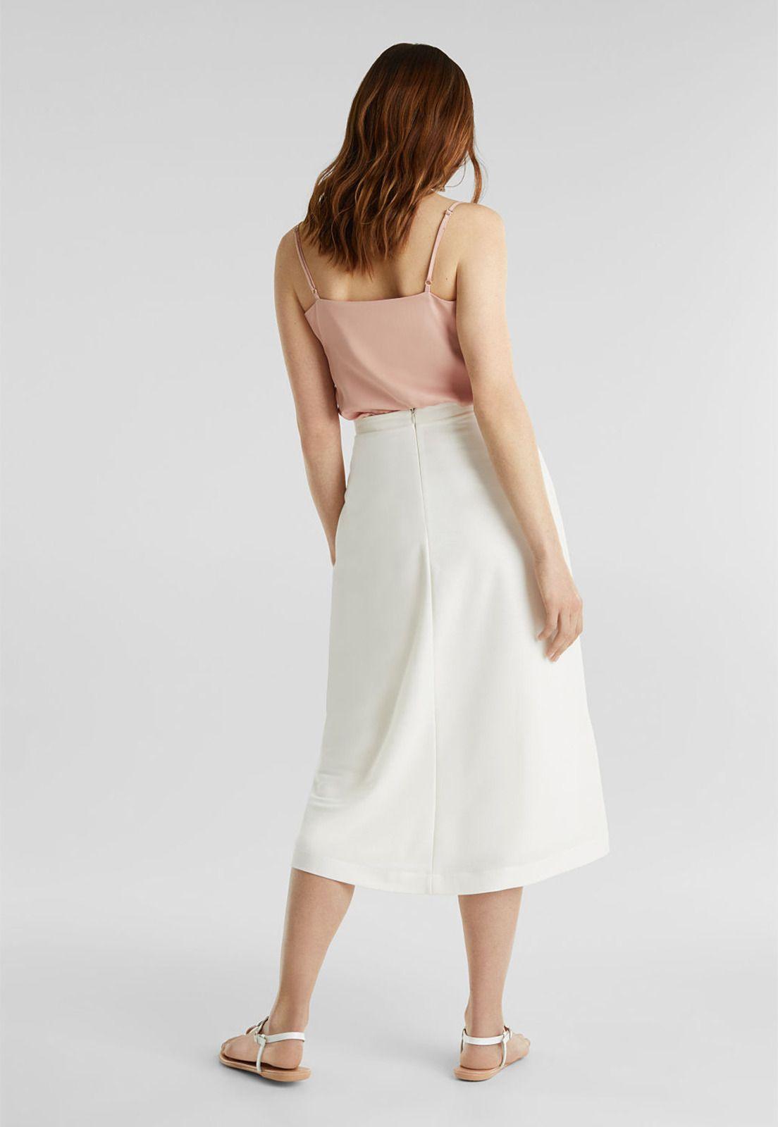 Falda midi de piqué-2