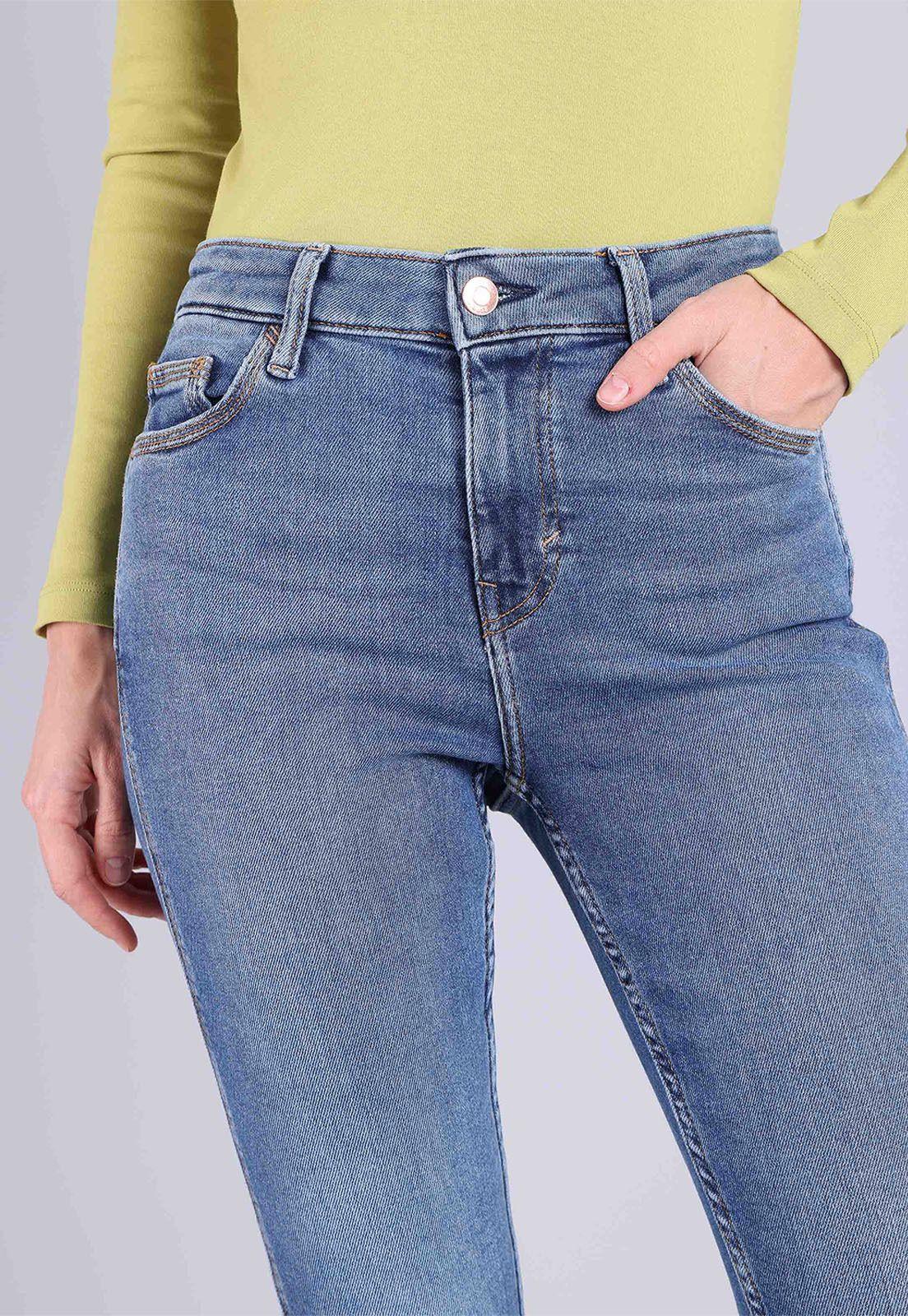 Jean slim fit desgastado Mujer Esprit 083CC1B311-5