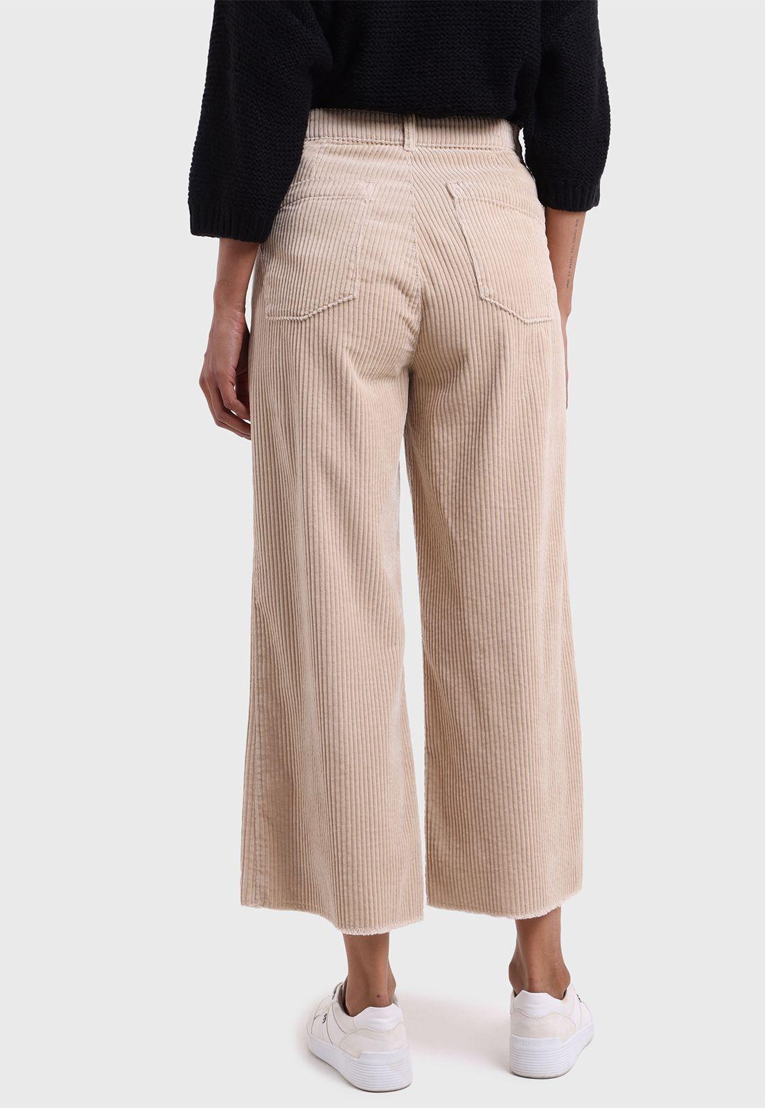 Pantalón De Pana Pierna Ancha Esprit-1