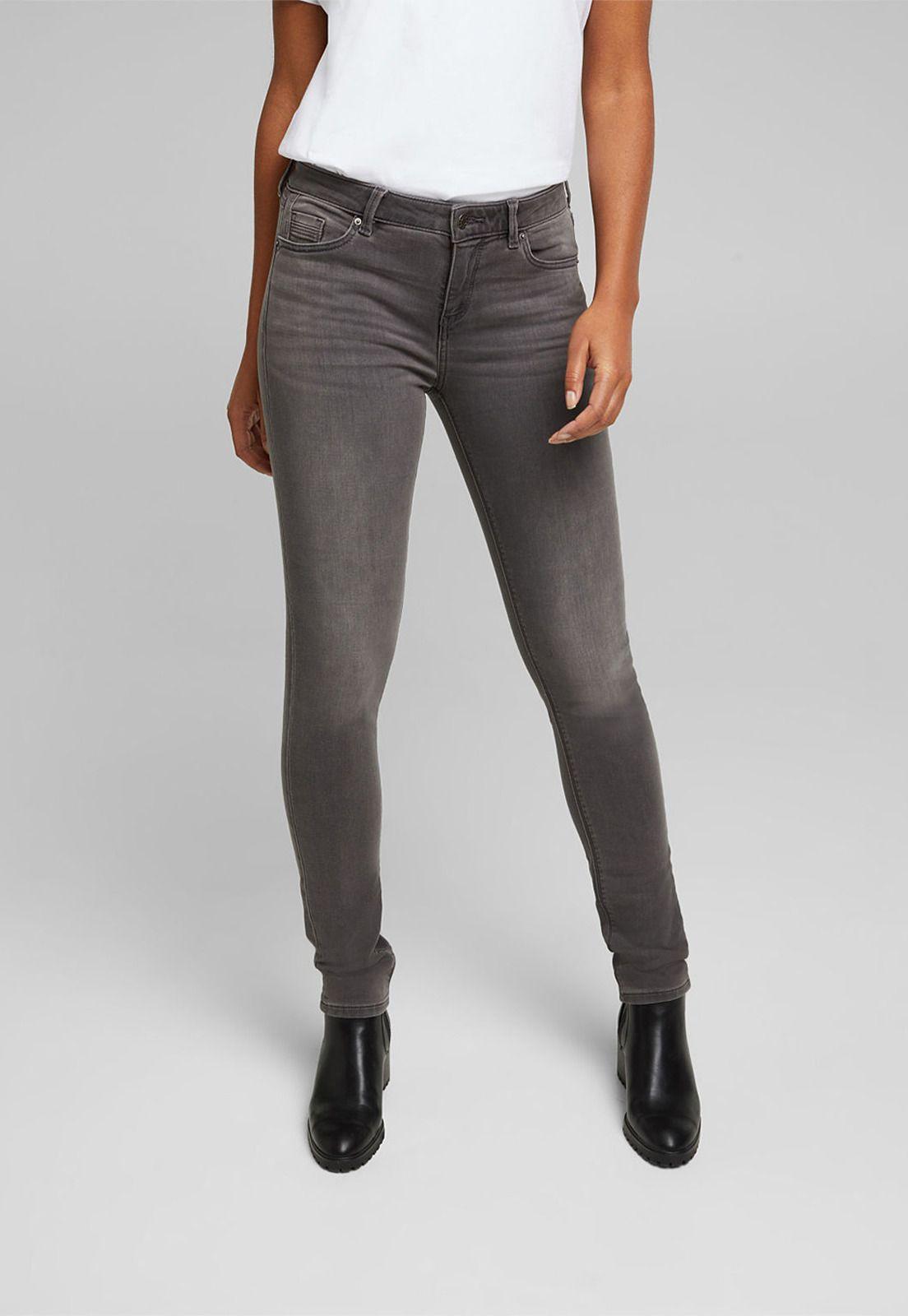 Jeans Mujer Slim Medium Rise Esprit-0