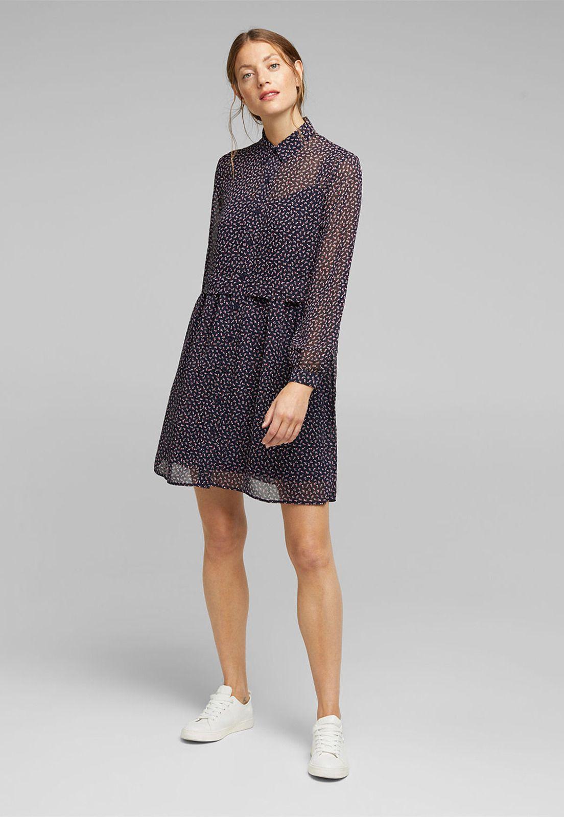Vestido Mini Estampado Esprit-0