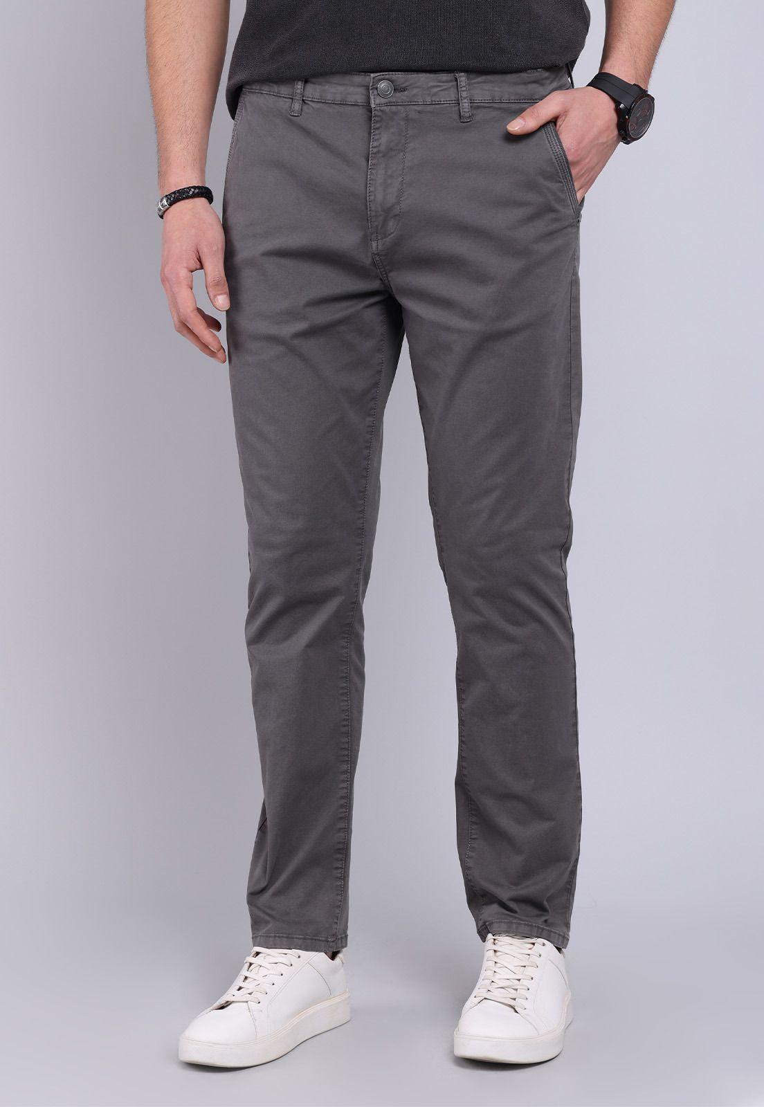 Pantalon Straight Fit Stone Wash Soviet BVSHB85GR-0