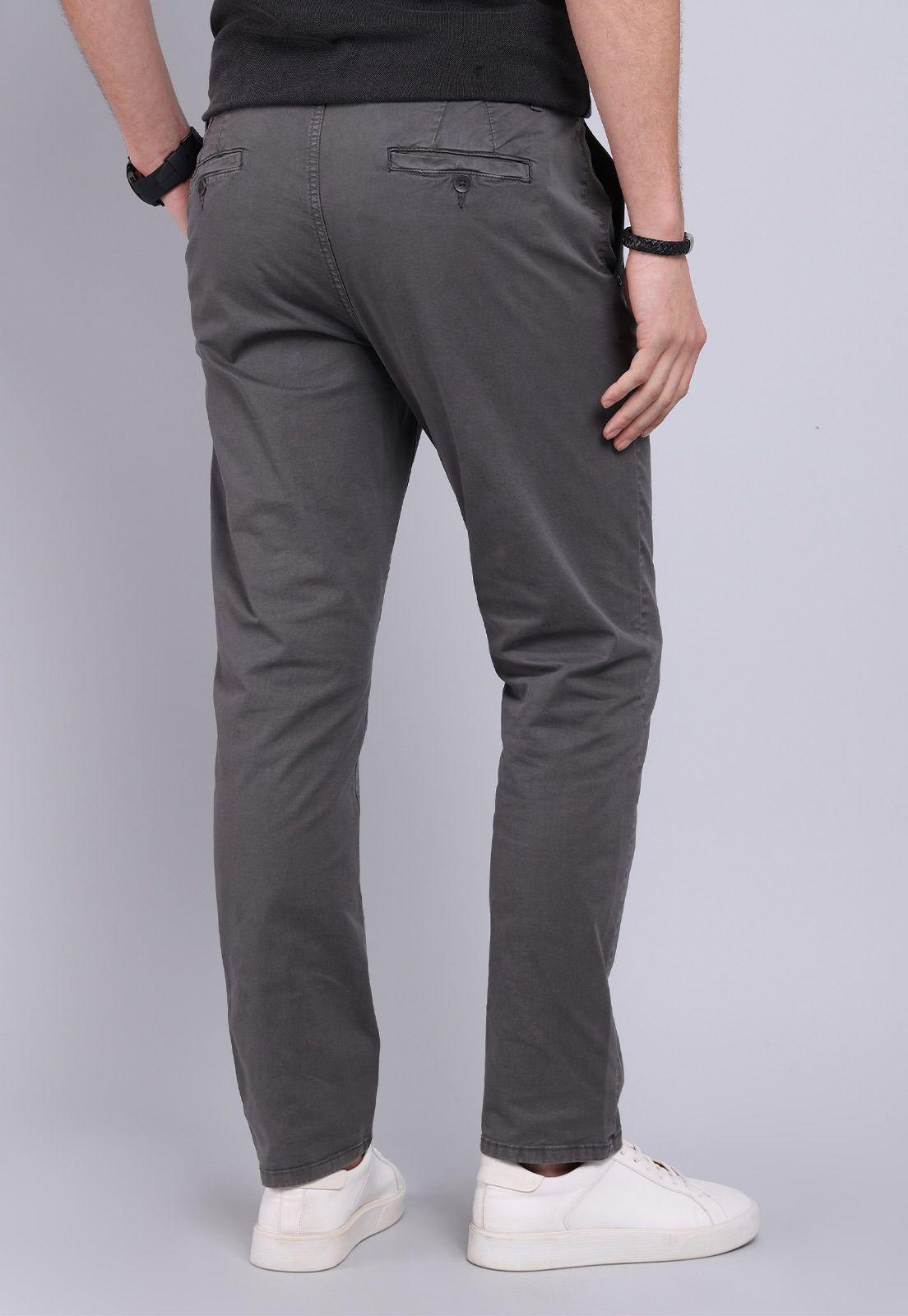 Pantalon Straight Fit Stone Wash Soviet BVSHB85GR-1