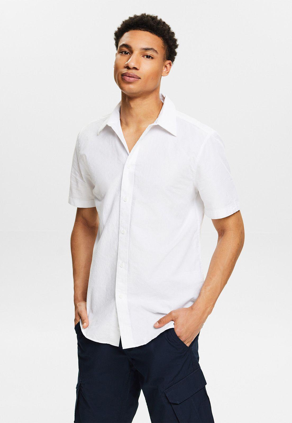 Camisa De Manga Corta Hombre Esprit 034EE2F311-0