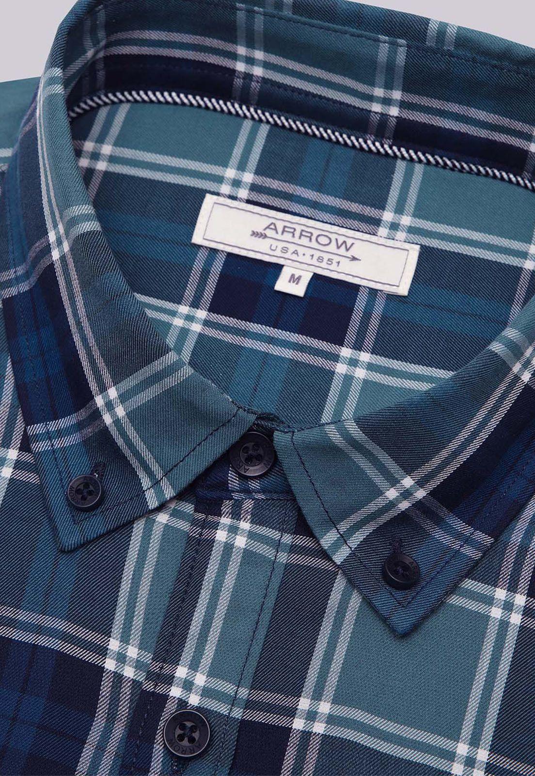 Camisa Cuadros Manga Larga Arrow CM32031VE-4