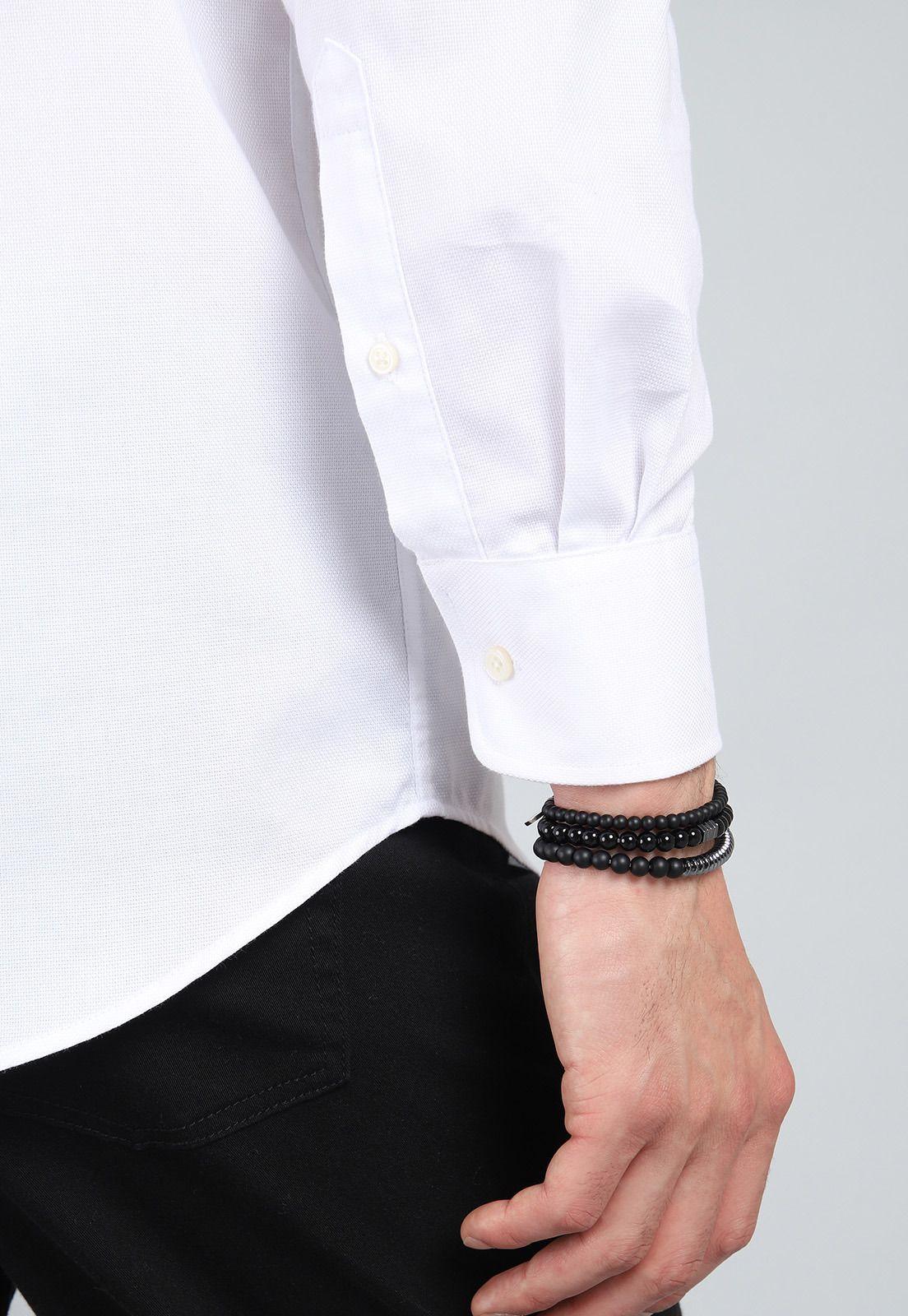 Camisa Texturada Manga Larga Guy Laroche GLBIF51BL-5