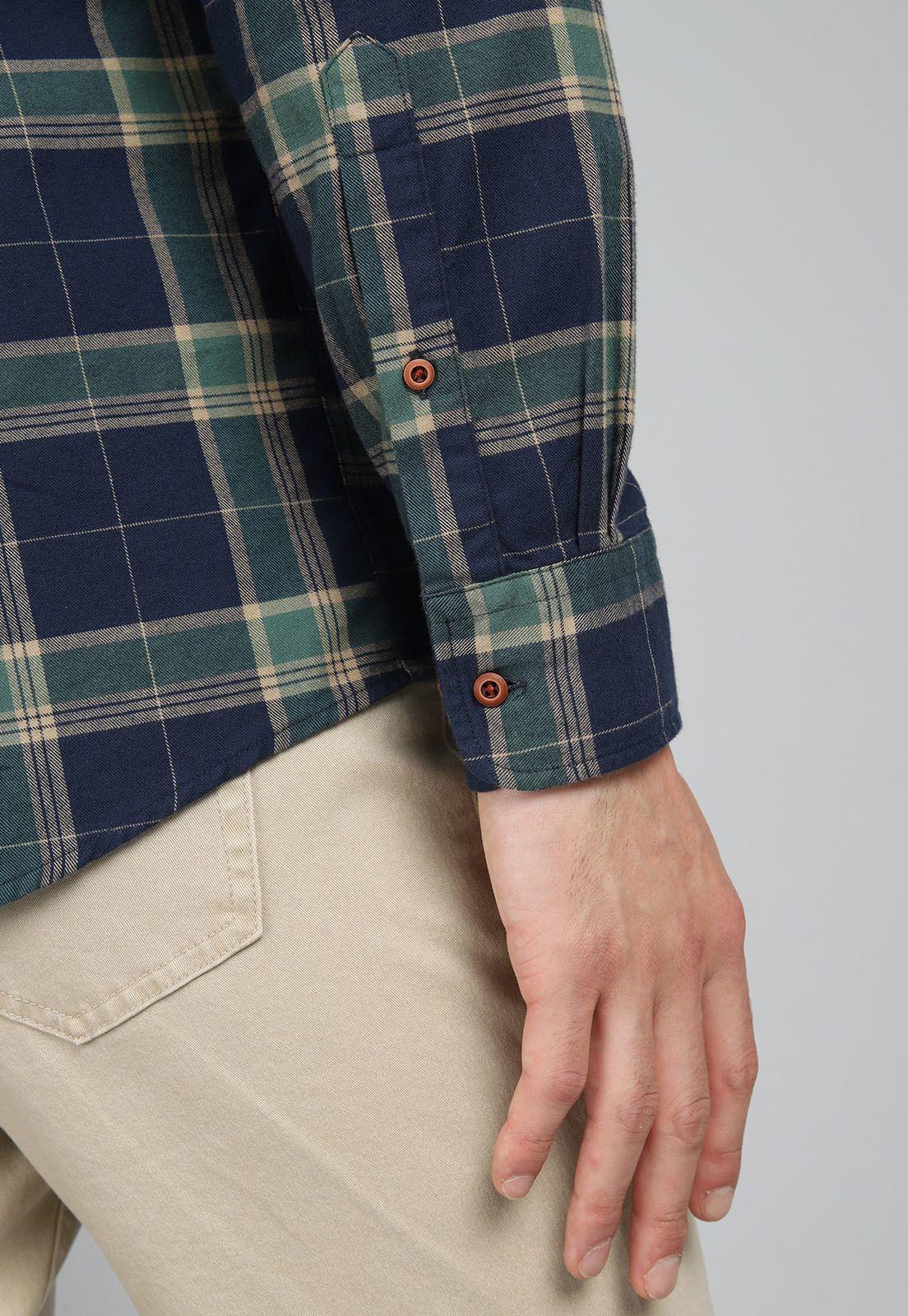 Camisa Cuadros Manga Larga Arrow CM31012NB-5