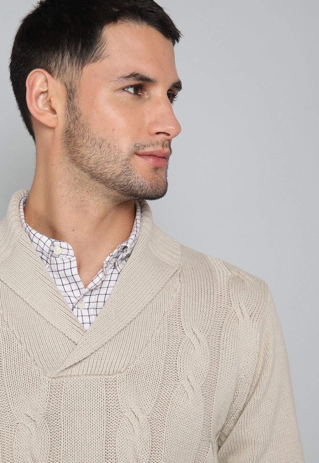 Sweater Cuello Smoking Arrow SW31045BE-2