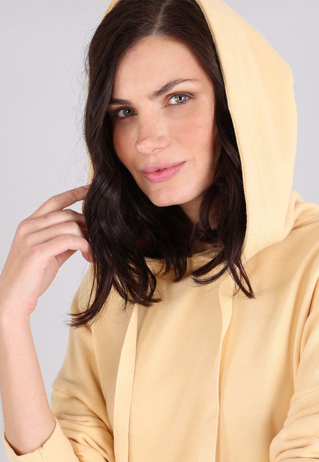 Poleron Con Capucha Oversize Mujer Soviet SPLM600AM-2