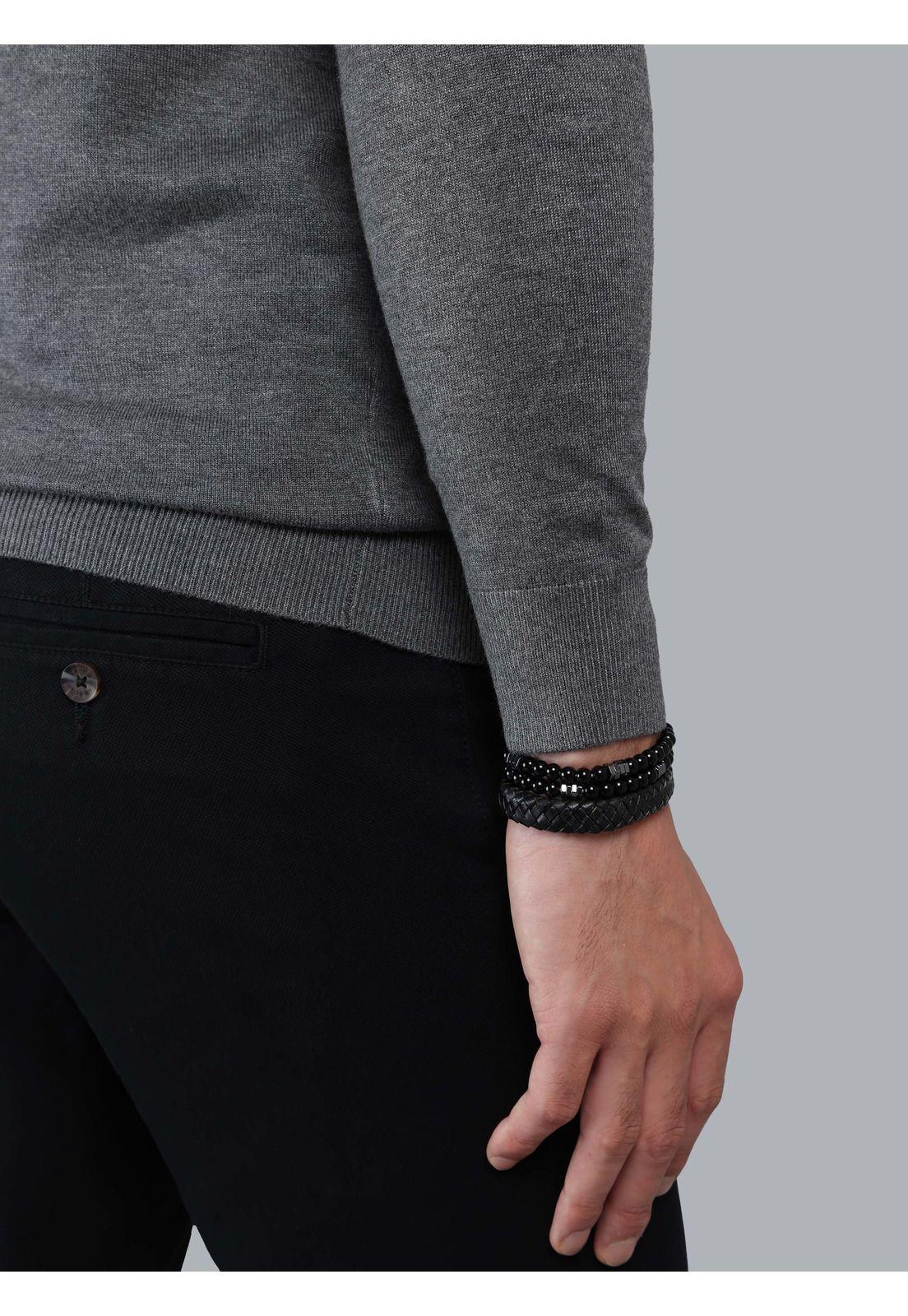 Sweater Cuello Alto Regular Fit Gris Arrow SW33016GR-4