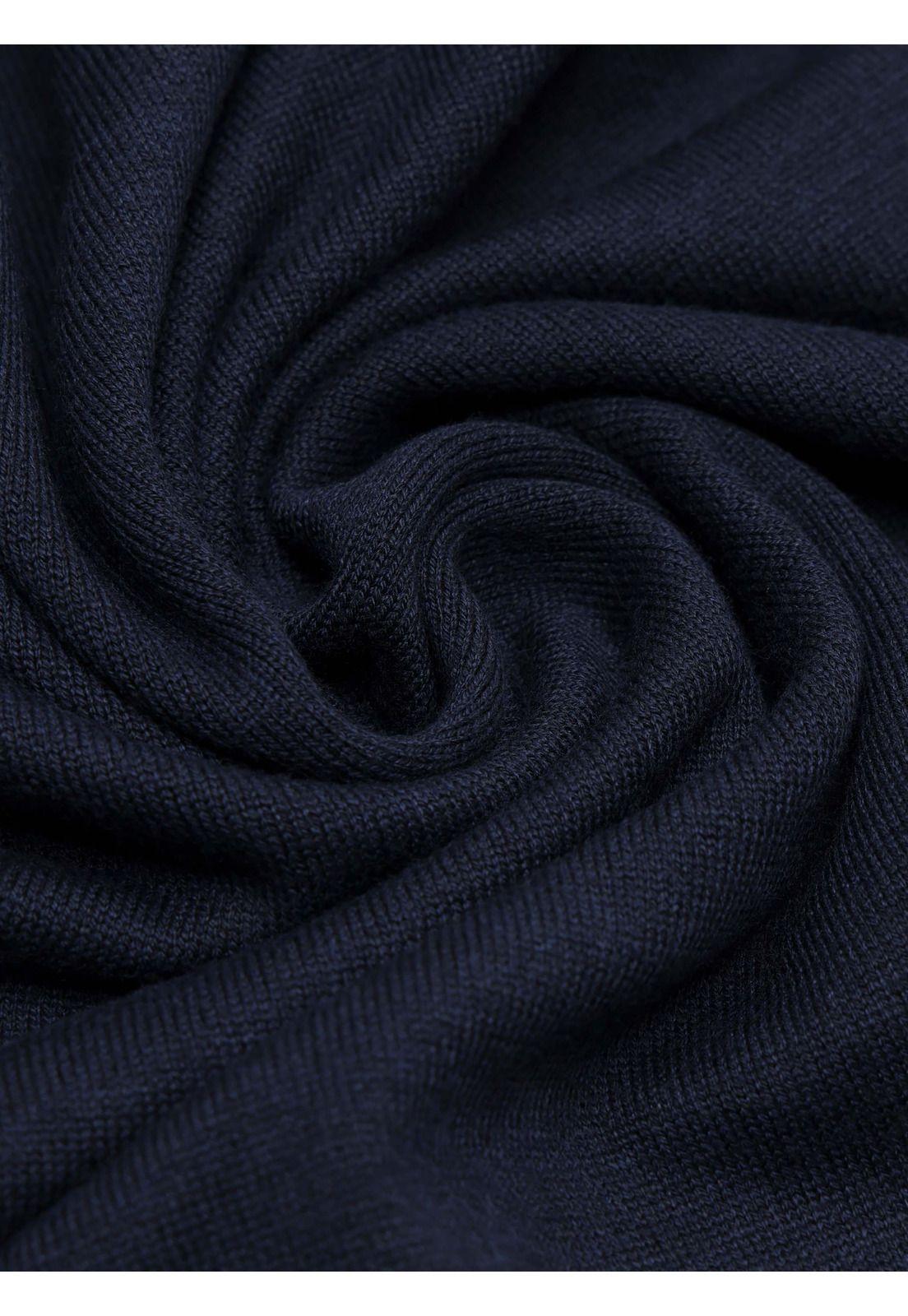 Sweater Cuello Alto Regular Fit Azul Marino Arrow SW33092NB-5