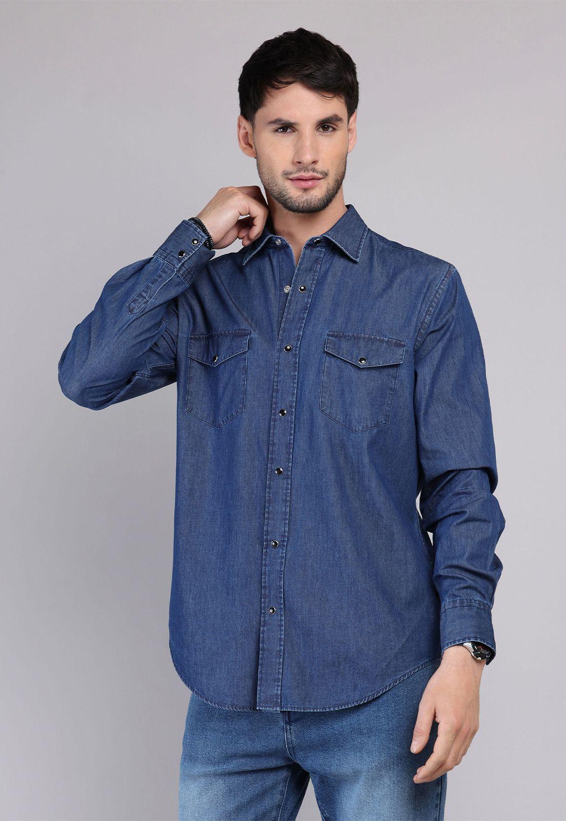 Camisa Casual Denim Soviet SCVF019AO-0