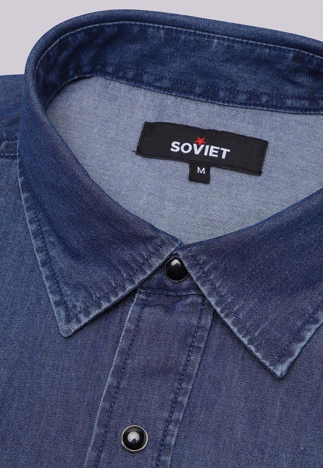 Camisa Casual Denim Soviet SCVF019AO-4