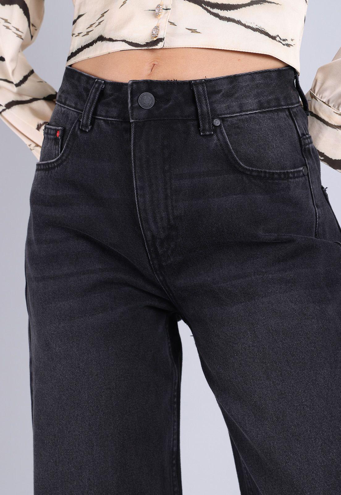 Jeans Straight Tiro Alto Mujer Soviet-2