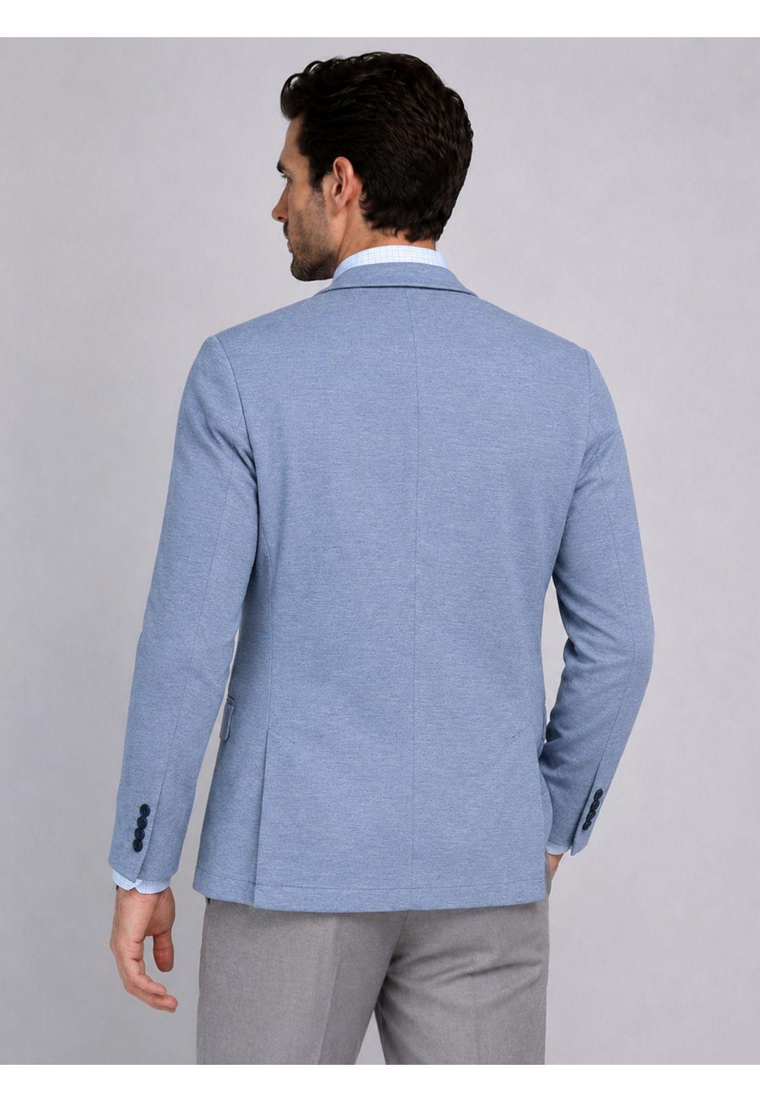 Blazer Poli Viscosa Spandex Tailored Fit Denim Van Heusen VHBZ601DE-1