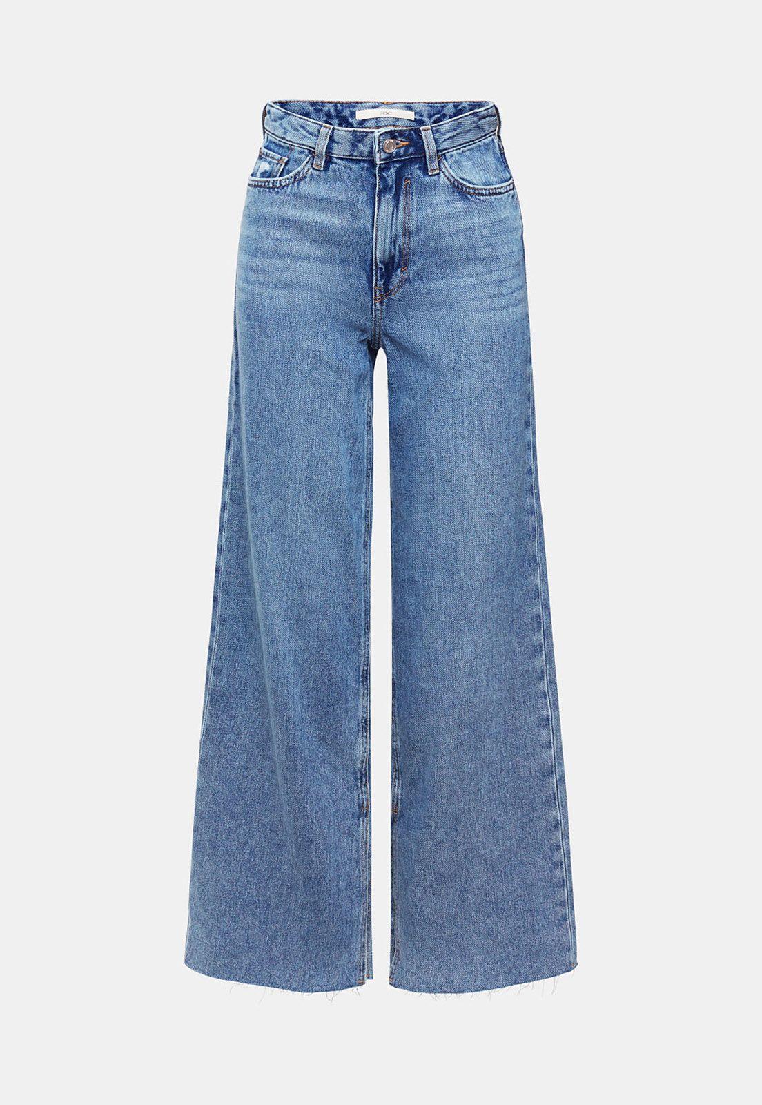 Jeans De Pierna Ancha Mujer Esprit-3