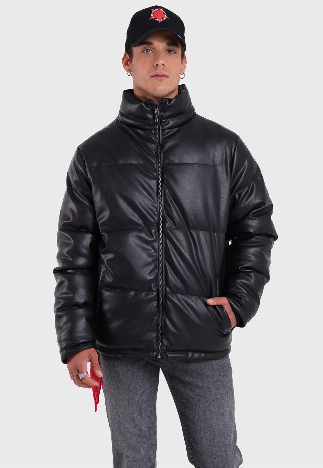Chaqueta Acolchada PU Hombre Soviet-1