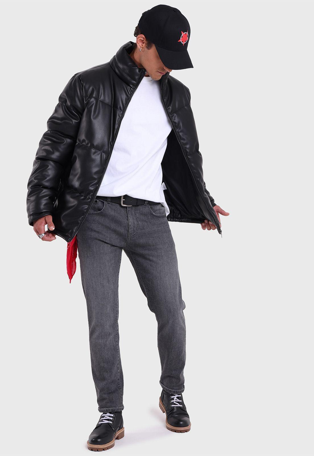 Chaqueta Acolchada PU Hombre Soviet-4