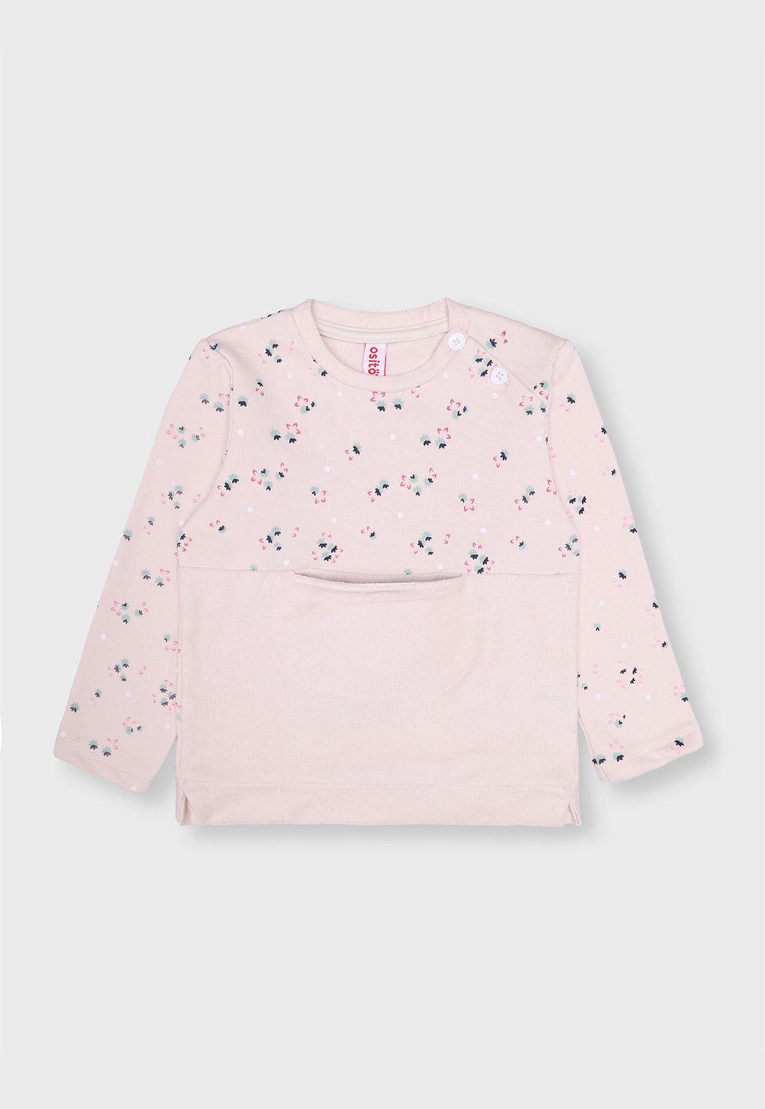 Poleron Estampado Niña Osito PL2A008RD-0