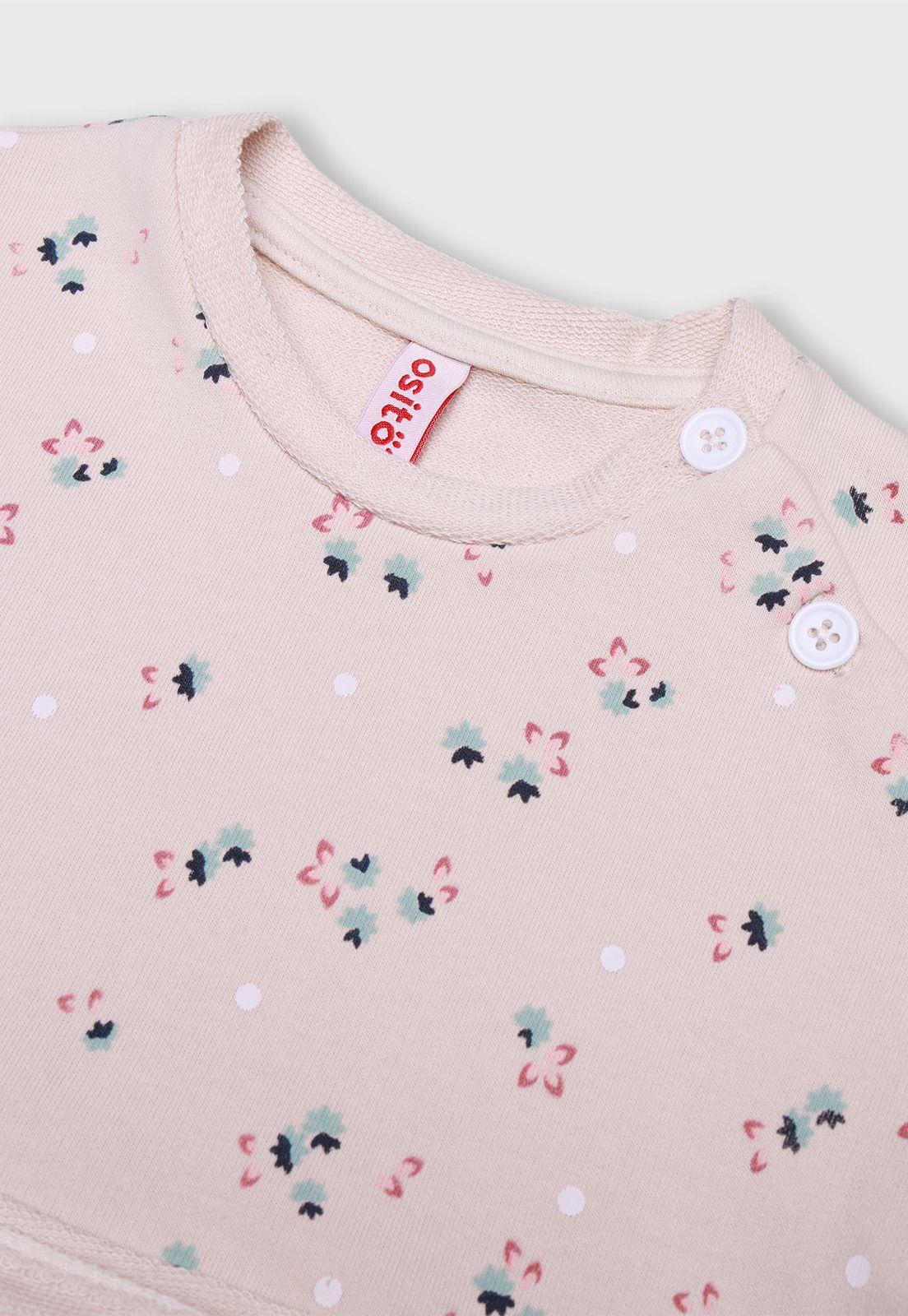 Poleron Estampado Niña Osito PL2A008RD-2