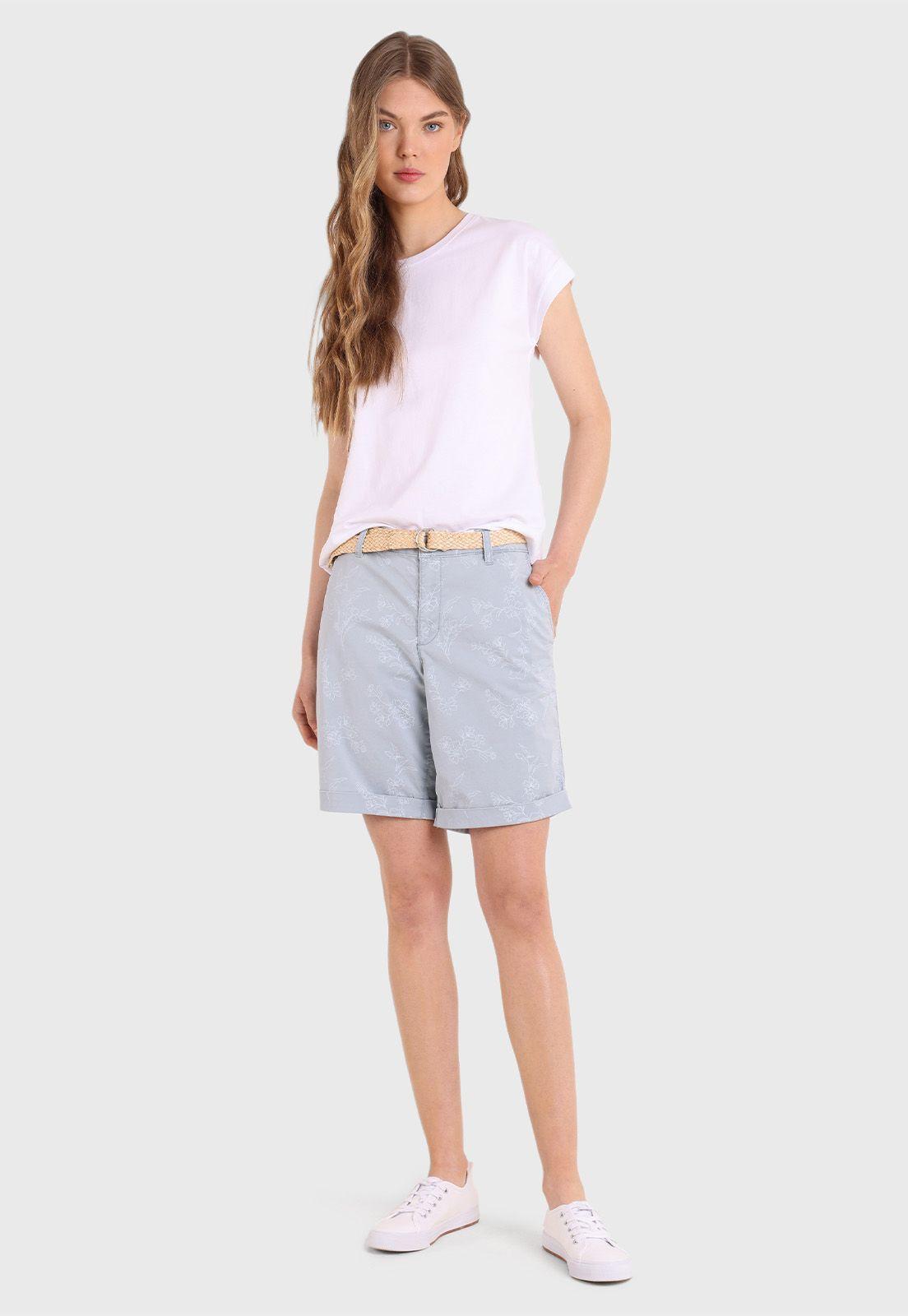 Short Estampado Floral Mujer Esprit-0