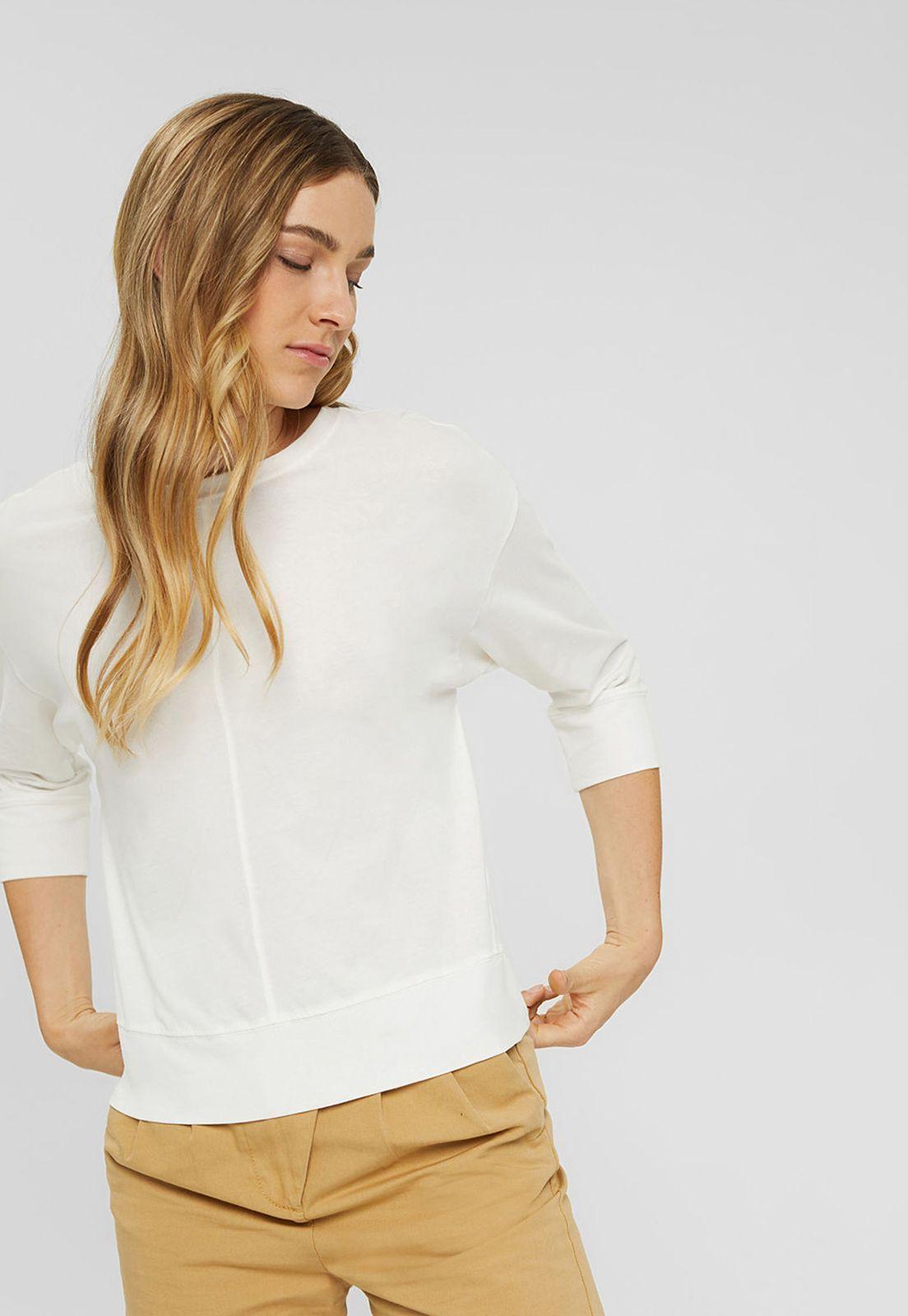 Polera Mujer Manga 3/4 Lisa Esprit-0