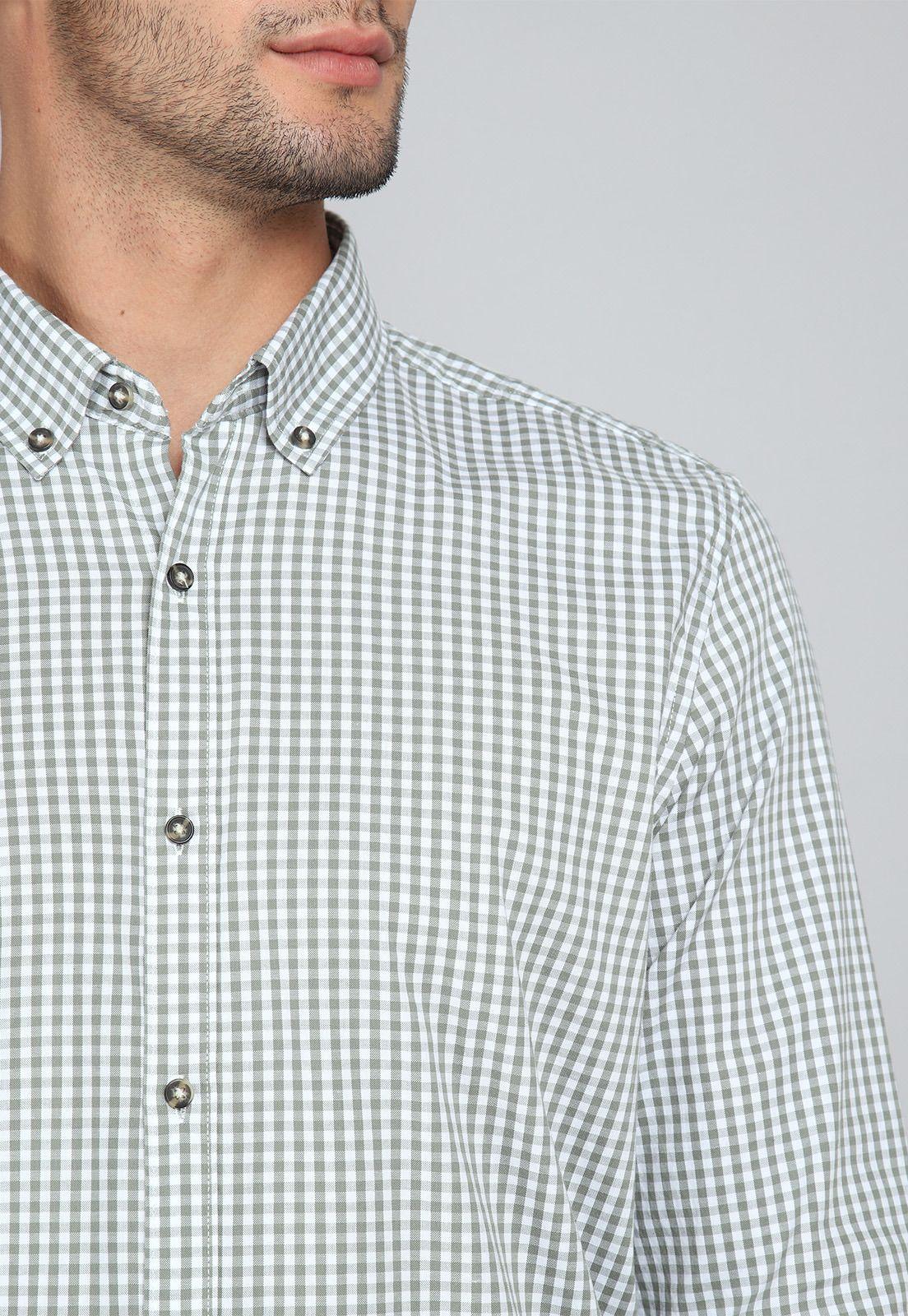 Camisa Cuadros Manga Larga Arrow CM31044VE-2