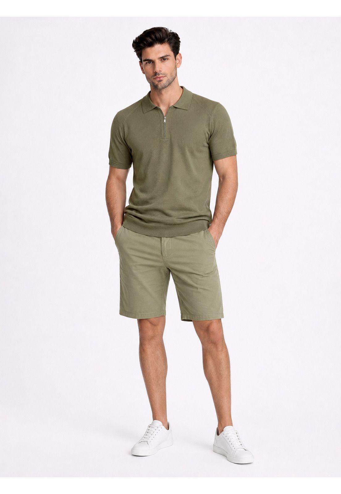 Polera tejida Lisa Regular Fit Verde Piero Butti PBDVK56VE-3