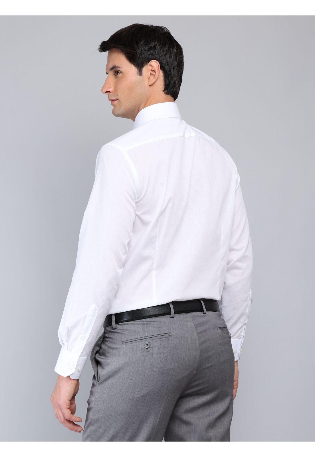 Camisa Formal Texturada Slim Fit Blanco Van Heusen VHCM583BL-2