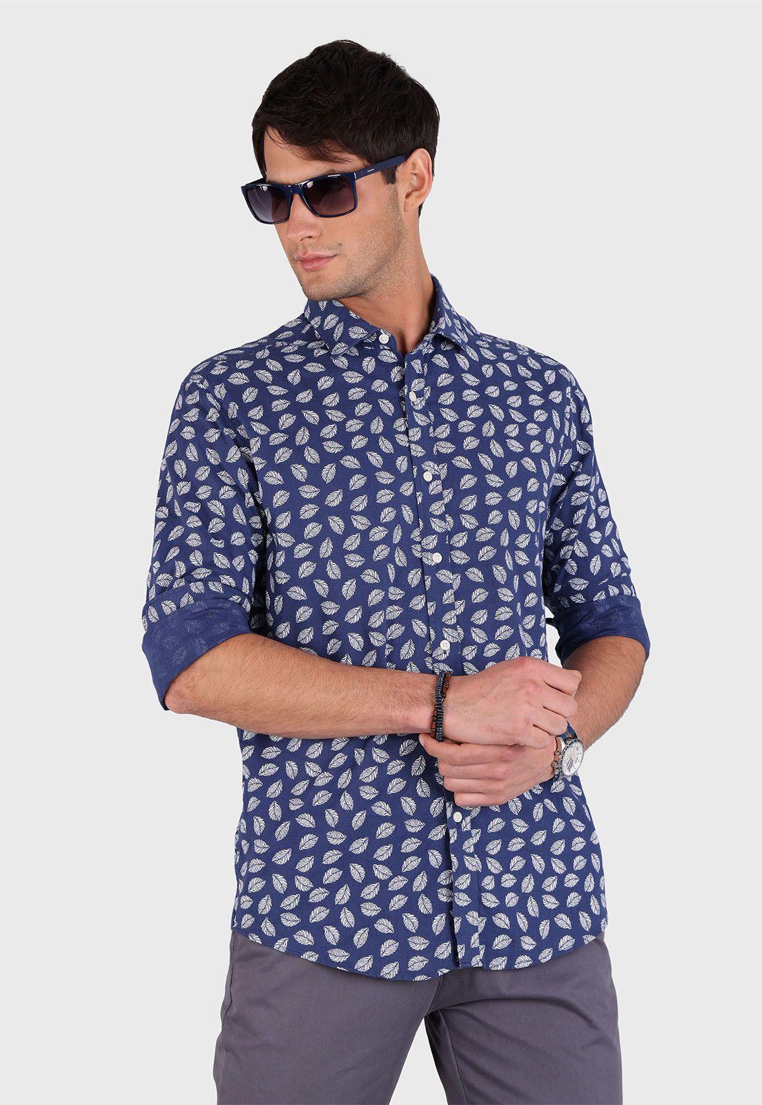 Camisa Print Hojas Arrow-0