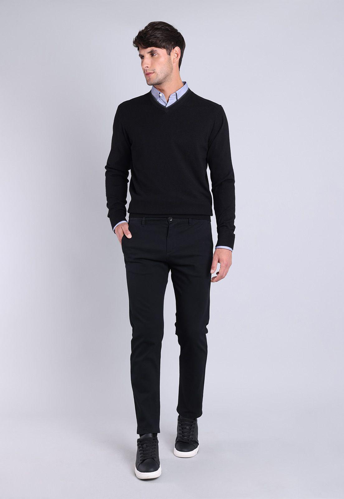 Pantalon Chino Spandex Guy Laroche-3