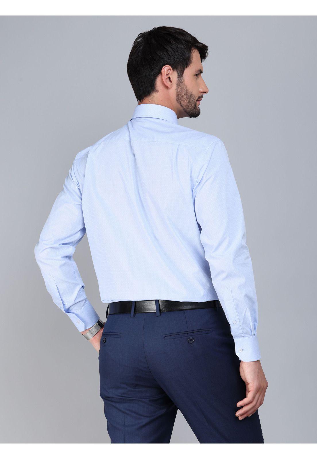Camisa Formal Texturada Tailored Fit Celeste Arrow ARM0529CE-2