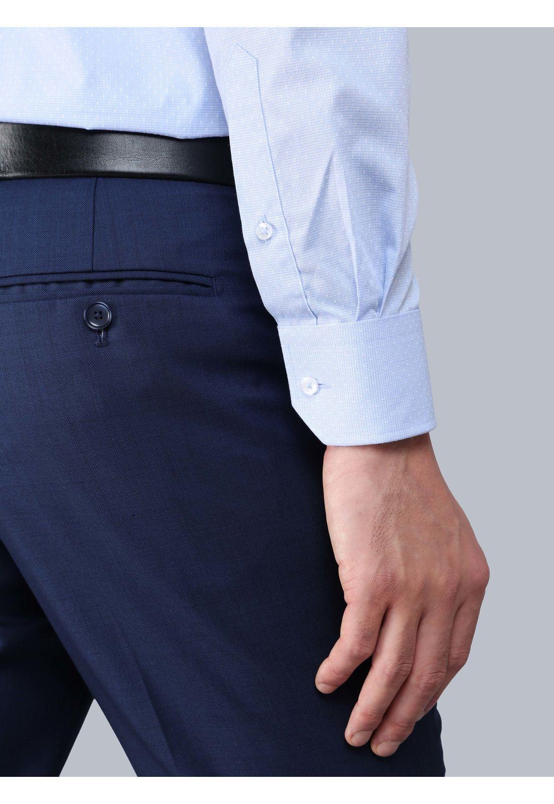 Camisa Formal Texturada Tailored Fit Celeste Arrow ARM0529CE-5