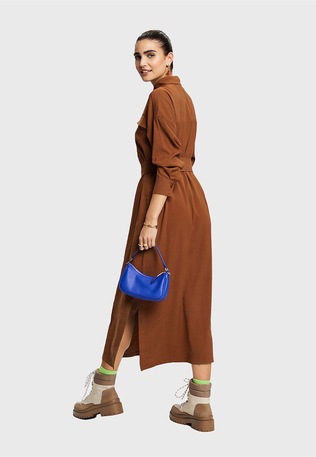 Vestido Camisero Midi Oversize Mujer Esprit-1